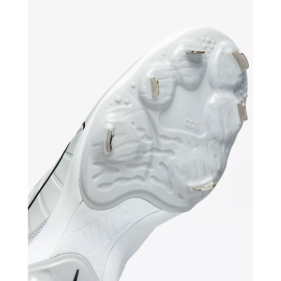 Nike Alpha Huarache Varsity 4 Men Metal Baseball Shoe White DJ6516-100 NEW Sz 7 - Picture 10 of 10